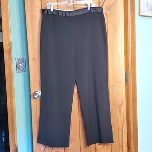 George Mark Eisen wide leg dress pants